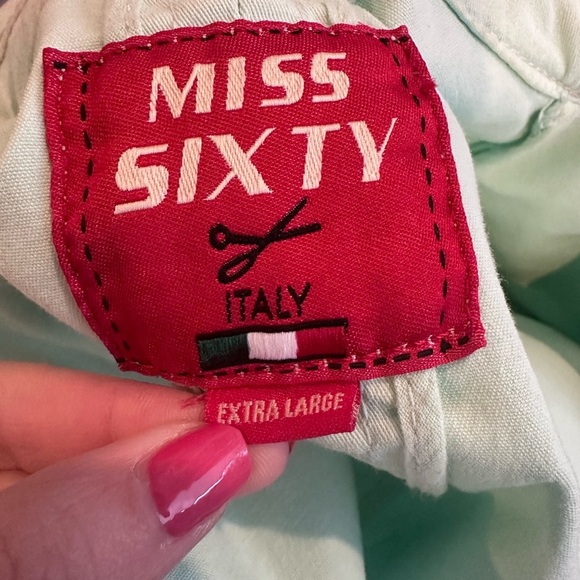 Miss Sixty Vintage Mint Green Women's Blazer XL - Picture 3 of 9